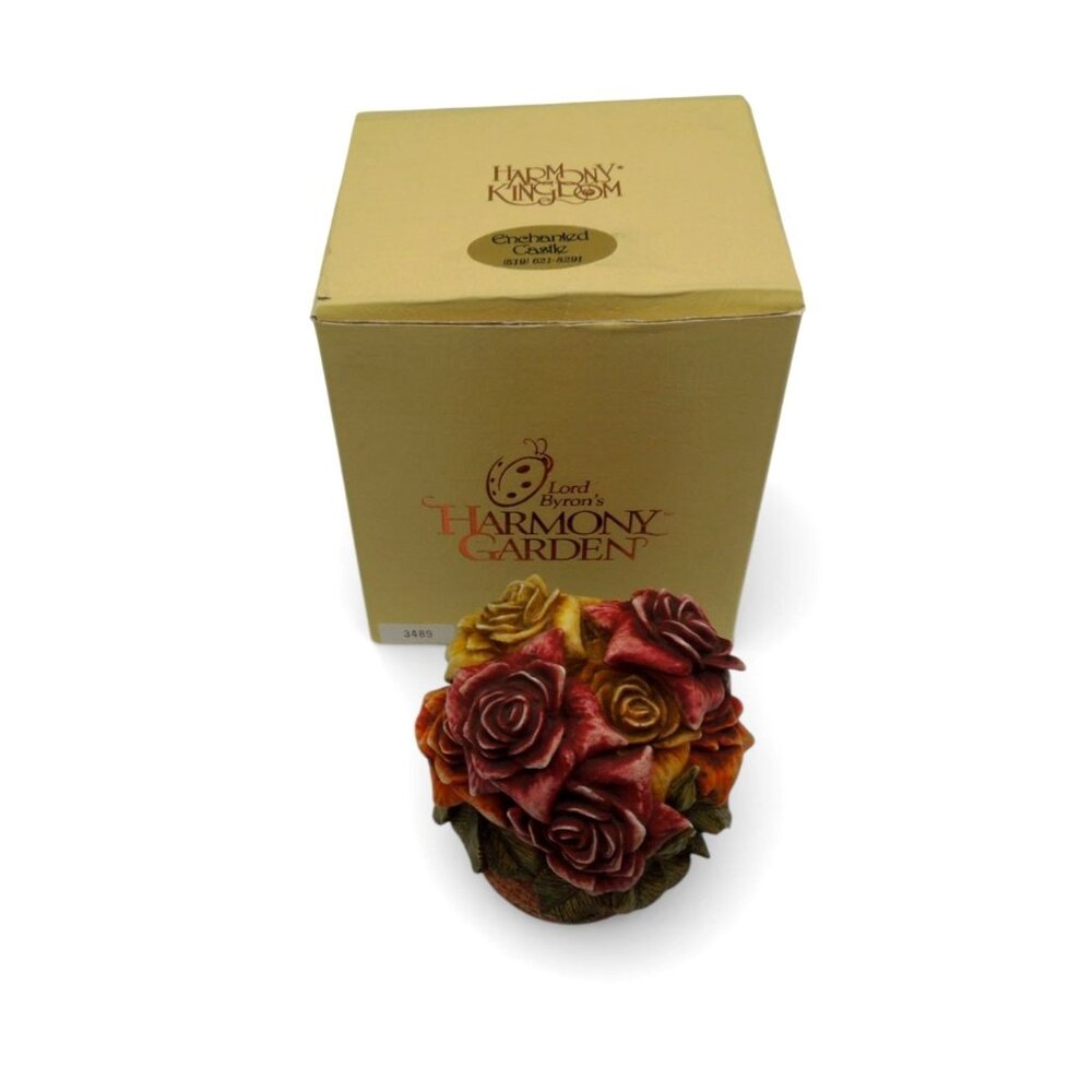 Lord Byron Harmony Kingdom Rose Party Trinket Vintage-Damaged